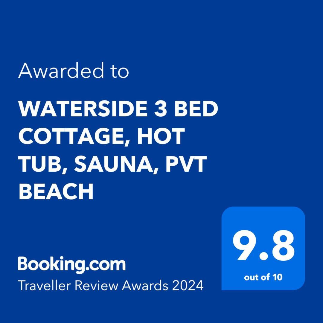 Waterside 3 Bed Cottage, Hot Tub, Sauna, Pvt Beach Arrochar Buitenkant foto
